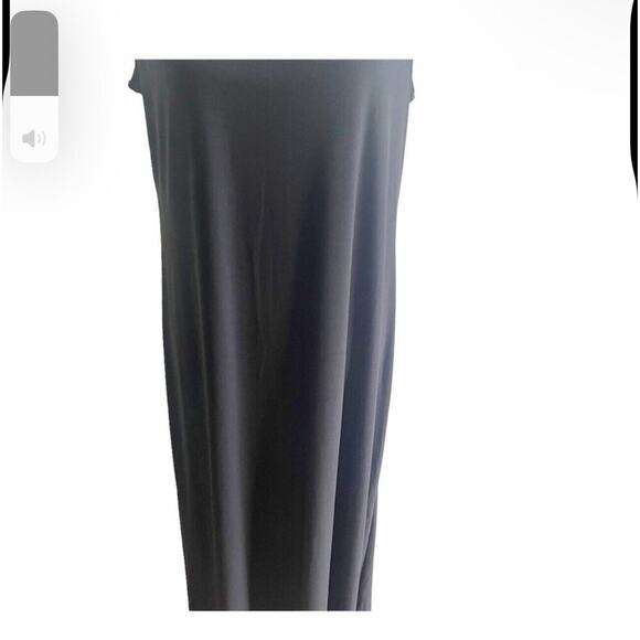 Vince Camuto Black Minimalist Maxi Dress Size Large Sleeveless Beachy Goth - Picture 6 of 7